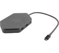 Philips Elite Plus Cargador inalámbrico Qi, estación de Acoplamiento USB-C, 2 Puertos HDMI, Puerto USB-C de 100 W, 2 USB-A, Transferencia de Datos, Cable Trenzado de 1 pie, Pantallas de Espejo