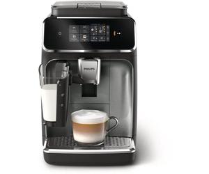 Philips EP2339/40 Cafetera Espresso Serie 2300 con Molinillo Cerámico - Sistema LatteGo, 4 Recetas - Color Panther Black