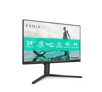 Philips EVNIA 24M2N3200A - Monitor 24 Pulgadas FHD, 180Hz, Fast IPS, 0.5 ms MPRT, HDR10, FreeSync Premium, G-Sync Compatible, Altura Ajustable, Altavoces (1920x1080, 2X HDMI 2.0, 1x DP 1.4), Negro