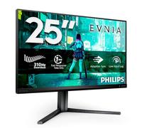 PHILIPS Evnia 25M2N3200U Monitor Gaming 25 Pulgadas FHD, 310Hz, Panel Fast IPS, 1ms GtG, HDR400, G-Sync Compat., Altura Ajustable (1920x1080, 2X HDMI 2.0, 1x DP 1.4), Gris Oscuro