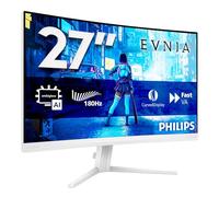 PHILIPS Evnia 27M2C5201L Gaming Monitor 27 Pulgadas 180Hz Panel Fast VA, 1ms GtG, HDR10, (1920x1080 HDMI 2X 2.0) Blanco