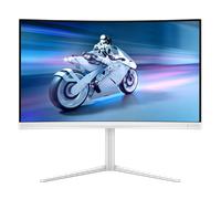 Philips Evnia 27M2C5501 - Monitor Curvo para Juegos QHD de 27 Pulgadas, 180 Hz, 1 ms GtG, FreeSync Premium, Ambiglow, Ajuste de Altura (2560 x 1440, 2 HDMI 2.0, 1 DisplayPort 1.4) Blanco