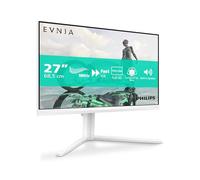 PHILIPS Evnia 27M2N3201A Gaming Monitor 27 Pulgadas 180Hz Panel Fast IPS, 1ms GtG, HDR10, G-Sync Compatible, Altavoces, Altura Ajustable, (1920x1080 HDMI 2X 2.0) Blanco