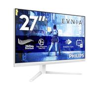 Philips Evnia 27M2N5201P Gaming Monitor 27 Pulgadas 260Hz, Panel Fast IPS, 1ms GtG, HDR10, Adaptive Sync, G-Sync Compatible, Altura Ajustable, (1920x1080 HDMI 1x 2.0 DP 1x 1.4) Blanco