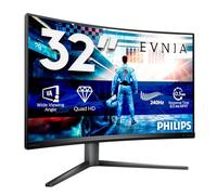 PHILIPS Evnia 32M2C5500W Gaming Monitor 32 Pulgadas 240Hz Panel Fast VA, 1ms GtG, HDR400, Altura Ajustable, (2560x1440 HDMI 2X 2.0 DP 2X 1.4 USB Hub) Gris Oscuro