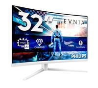 Philips Evnia 32M2C5591 Gaming Monitor 32 Pulgadas 180Hz Panel Fast VA, 1ms GtG, HDR10, Altura Ajustable, (2560x1440 HDMI 2x 2.0 DP 1x 1.4) Blanco