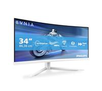 Philips 34M2C5501A Monitor 34" UWQHD Curvo, WLED, 180Hz, Fast VA, 1 ms GtG, HDR10, Adaptive Sync., Altavoces, Altura Ajustable (3440x1440, 2X HDMI 2.0, 1x DP 1.4, USB-Hub) Gris