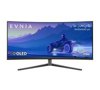 Philips Evnia 34M2C6500 QD OLED - Monitor Curvado para Juegos, WQHD 3440 x 1440, 175Hz, hub USB-C, Altura Ajustable, reemplazo de 4 años de anticipación, Compatible con Consola de Juegos