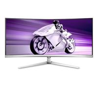 Philips Evnia 34M2C7600MV - Monitor Curvo para Juegos WQHD de 34", 165 Hz, HDR1400, FreeSync Premium Pro, Compatible con G-Sync (3440x1440, HDMI 2.1, DisplayPort, USB-C, Hub USB) Blanco