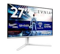 Monitor Philips Evnia 6000 27M2N6501L 26.5" QuadHD 240Hz QD-OLED Blanco NVIDIA G-SYNC HDR10