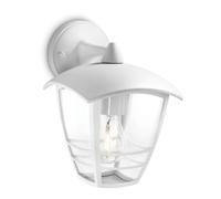 Philips - Farol de pared Creek blanco 1x60W 230V abajo
