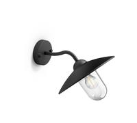 Philips - Farol de pared hamaca negro 1x60W 230V