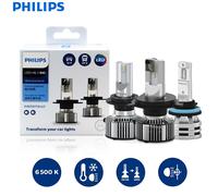 Philips-luces LED para coche, faros delanteros blancos brillantes, H1 H4 H7 H11 Ultinon Essential G2 H8 H16 HB3 HB4 HIR2 9005 9006 9012 6500K