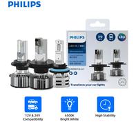Philips-faros delanteros LED blancos para coche, luces altas y bajas, H4, H7, H11, Ultinon Essential G2, H1, H8, H16, HB3, HB4, HIR2, 9005, 9006, 9012, 6500K