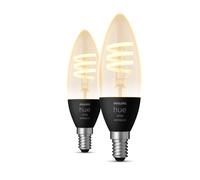 Philips Filamento Hue White Ambiance Vela - Bombilla Inteligente E14 - (paquete De 2)
