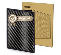 Philips Filtro de Repuesto Original para Purificador y Humidificador 2 en 1 Series 1000i y 2000i AC1214/AC1215, AC1217, AC2721/AC2726/AC2729, Carbón Activo, 12 Meses, Negro/Blanco (FY1413/30)