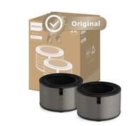 Filtro de repuesto original de Philips para los purificadores de aire AC3210, AC3220 y AC3221 de la serie 3200, HEPA NanoProtect + Active Carbon, 12 meses de duración, negro/blanco (FY3200/30)
