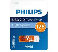 Philips fm12fd05b unidad flash usb 128 gb usb tipo a 2.0 naranja, blan