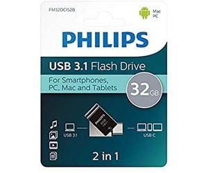 Philips fm32dc152b/00 unidad flash usb 32 gb usb tipo c 3.2 gen 1 (3.1