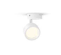 Philips Foco de Iluminación Bracia, 5.5W, 550 lm, Luz Blanca Cálida 2700k, Blanco