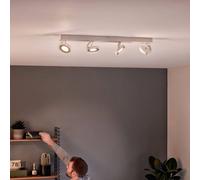 Philips Foco LED de techo Clockwork, iluminación cálida True