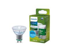 Philips Foco Ultraeficiente LED GU10, 35 W, EyeComfort, sin parpadeo, luz blanca cálida 4000K, 215 lúmenes, casquillo GU10, 1 unidad