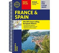 Philip's France and Spain Road Atlas: A4 Spiral (Philip's Road Atlases)