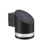 Philips Fyve Solar Powered Exterior Luz de Pared LED Negro Atardecer a Amanecer