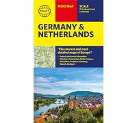 Philip's Germany & Netherlands Road Map (Philip's Sheet Maps)