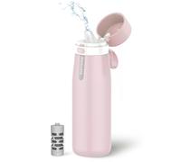 Philips GoZero - Botella de agua con filtro diario, plástico Tritan sin BPA, diseñada con filtro Philips Everyday que cabe en la pajita