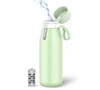 PHILIPS GoZero Everyday Insulated Stainless Steel Water Bottle Everyday Tap Water Filter BPA Free Transform Tap Water into Healthy Tastier Water Keep