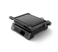 Philips Grill Eléctrico 7000, Sonda de Temperatura, 8 Funciones, 2000W | Grill de mesa con placas antiadherentes extraíbles, sonda, apertura plana, alta potencia, digital, limpieza fácil (HD6307/70)