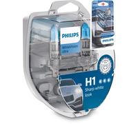 Bombilla halógena PHILIPS H1 WhiteVision Ultra 12V/55W, 2 Pieza