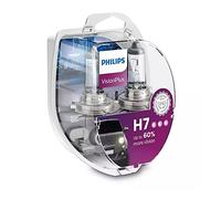 PHILIPS Lámpara H7 VisionPlus halógena para VOLKSWAGEN: Sharan, Golf Cabriolet, Tiguan, New Beetle, Eos, Polo, Golf, Passat, Crafter (Ref: 39938728)