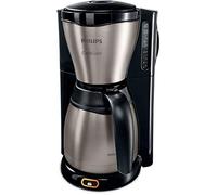 Philips HD7548/20 - Cafetera (Independiente, Cafetera de filtro, 1,2 L, De café molido, 1000 W, Negro, Metálico)