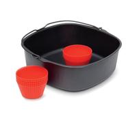 Kit de horneado para freidora de aire Philips HD9945/01 XL antiadherente con 9 moldes de silicona