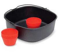 Philips HD9951/01 Grill Master Accessory Kit with Grill Pan and Skewers, for Philips Airfryer XXL models