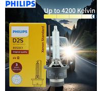 Philips HID D2S 35W Xenon Standard 4200K Auto Original faro coche bombillas originales OEM reemplazo actualización D2 ECE 85122C1,