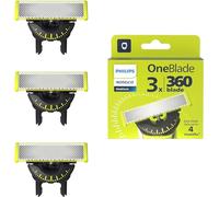 Philips Hoja flexible OneBlade 360, paquete de 3