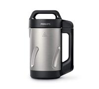 Philips HR2203/80 - Licuadora térmica de acero inoxidable de 1,2 litros, 1000 vatios