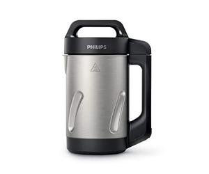 Philips HR2203/80 - Licuadora térmica de acero inoxidable de 1,2 litros, 1000 vatios