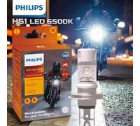 Philips HS1 LED faro Motor 6500K lámpara blanca LED brillante motocicleta luz alta y baja 12V PX43t Moto bombilla 11636UMRX1 HS1 6500K white