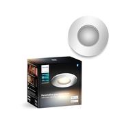 Philips Hue Adore Foco LED Empotrable Inteligente Baño, Cromado | 400lm, 4.2W, GU10, Luz Blanca Cálida a Fría 2200-6500K, Resistente a Humedad, Compatible con Alexa, Google y Apple Home