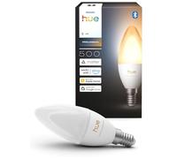 Philips Hue Ambiente Blanco Bombilla LED Inteligente E14 Vela B39 | 500lm, 3.7W, Luz Regulable Espectro Completo 1000-20000K, Control por App y Voz, Compatible con Alexa y Google y Apple Home