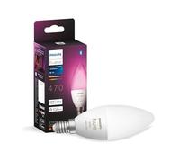 Philips Hue Ambiente Blanco y Color Bombilla LED Inteligente E14 Vela | B39, 470lm, 5.3W, Luz Regulable, 2200-6500K, Control por App y Voz, Compatible con Alexa y Google y Apple Home