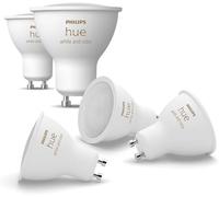 Philips Hue Ambiente Blanco y Color Bombilla LED Inteligente GU10 Pack de 5 | 400lm, 4.2W, Luz Ambiente Regulable, 2000-6500K, Control por App y Voz, Compatible con Alexa, Google y Apple Home