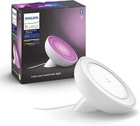 Philips Hue Bloom Lámpara LED de Mesa Inteligente Color 500lm 6W Blanco | Con Preajuste de Escenas, Luz Blanca y de Colores Regulable, Control por App y Voz, Compatible con Alexa, Google y Apple Home