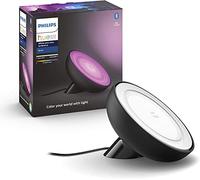 Philips Hue Bloom Lámpara LED de Mesa Inteligente Color 500lm 6W Negro | Con Preajuste de Escenas, Luz Blanca y de Colores Regulable, Control por App y Voz, Compatible con Alexa, Google y Apple Home