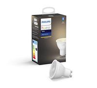 Philips Hue Bombilla Inteligente LED GU10, con Bluetooth, Luz Blanca Cálida, Compatible con Alexa y Google Home
