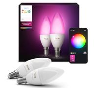 Philips Hue White and Color ambiance Vela - Bombilla inteligente E14 - (paquete de 2)